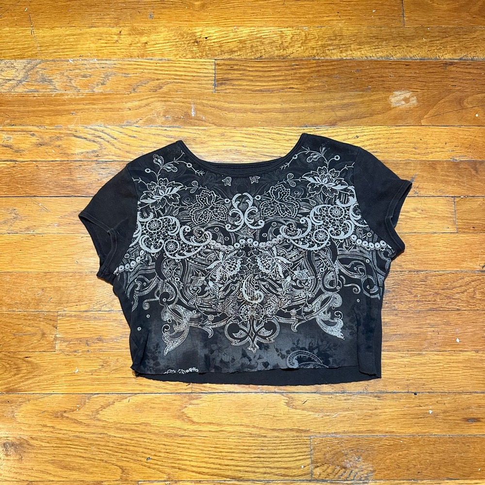 Brown Y2K Women's Top